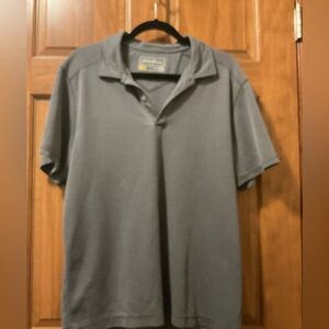 Eddie Bauer Men's Charcoal Polo Shirt